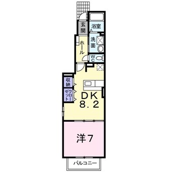 間取図 アライブ泉III　Ｂ