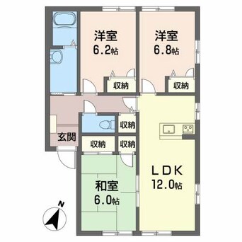 間取図 リヴェール石手