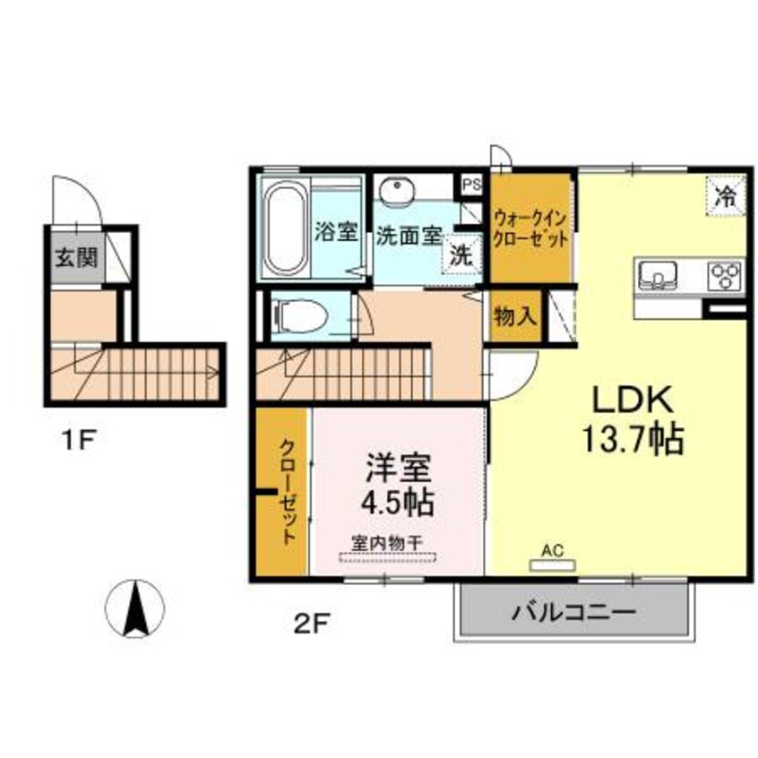 間取図 D-room土居田