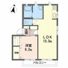 ディアスつゞみ 1LDKの間取り