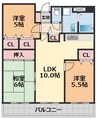 シスコ灘町キャッスル 3LDKの間取り