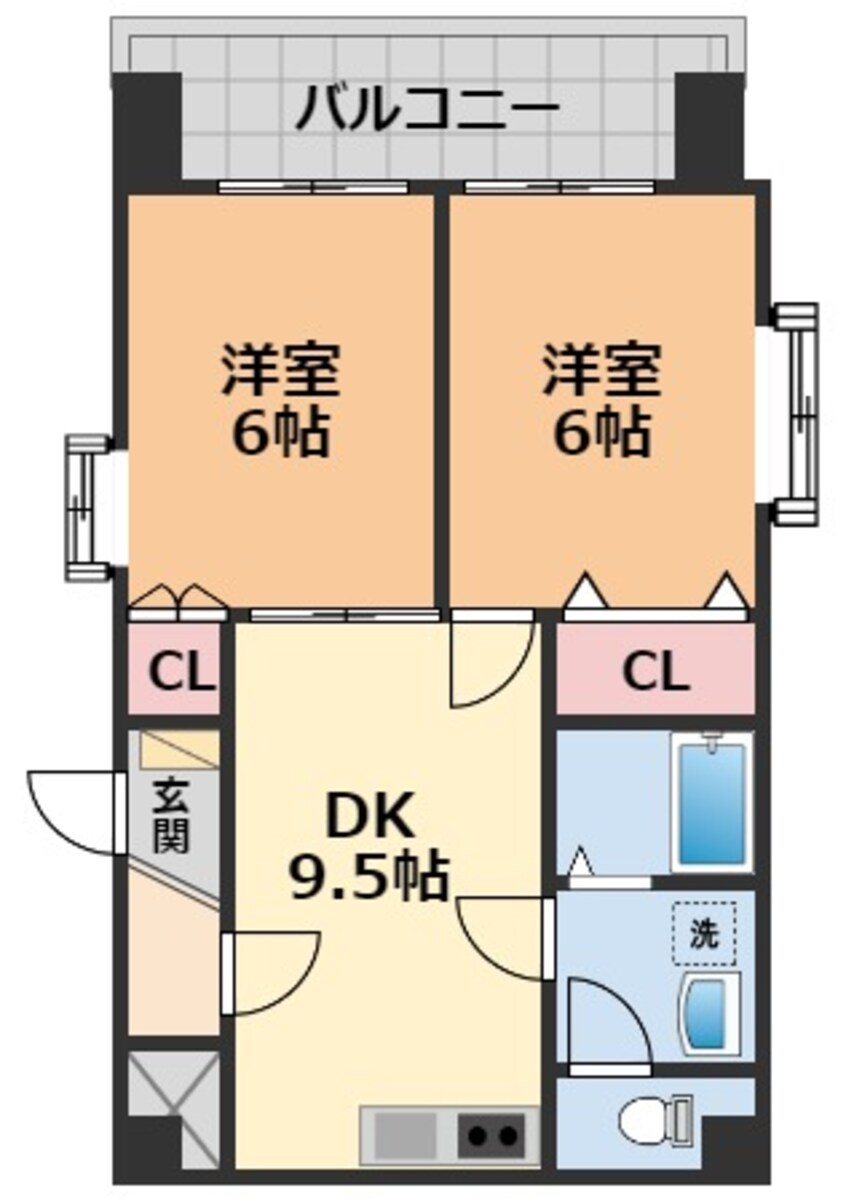 間取図 パレ・グラン御宝