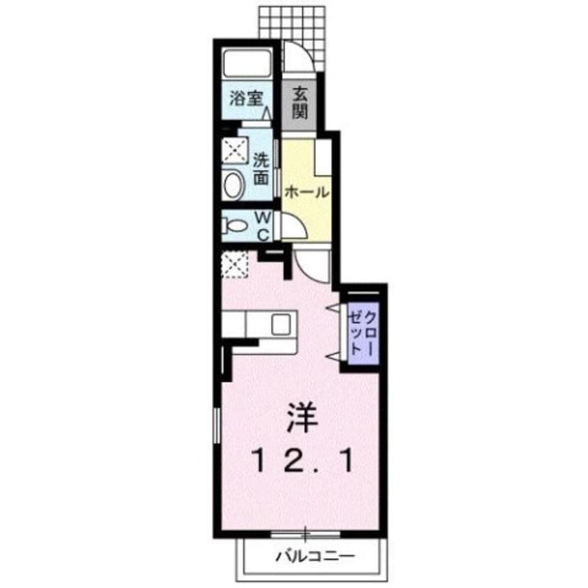 間取図 プリマヴェーラＳＴ　Ｂ
