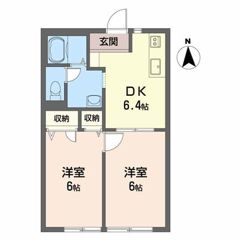 間取図 ディアス余戸B