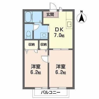 間取図 セフィラ北斎院　Ａ棟