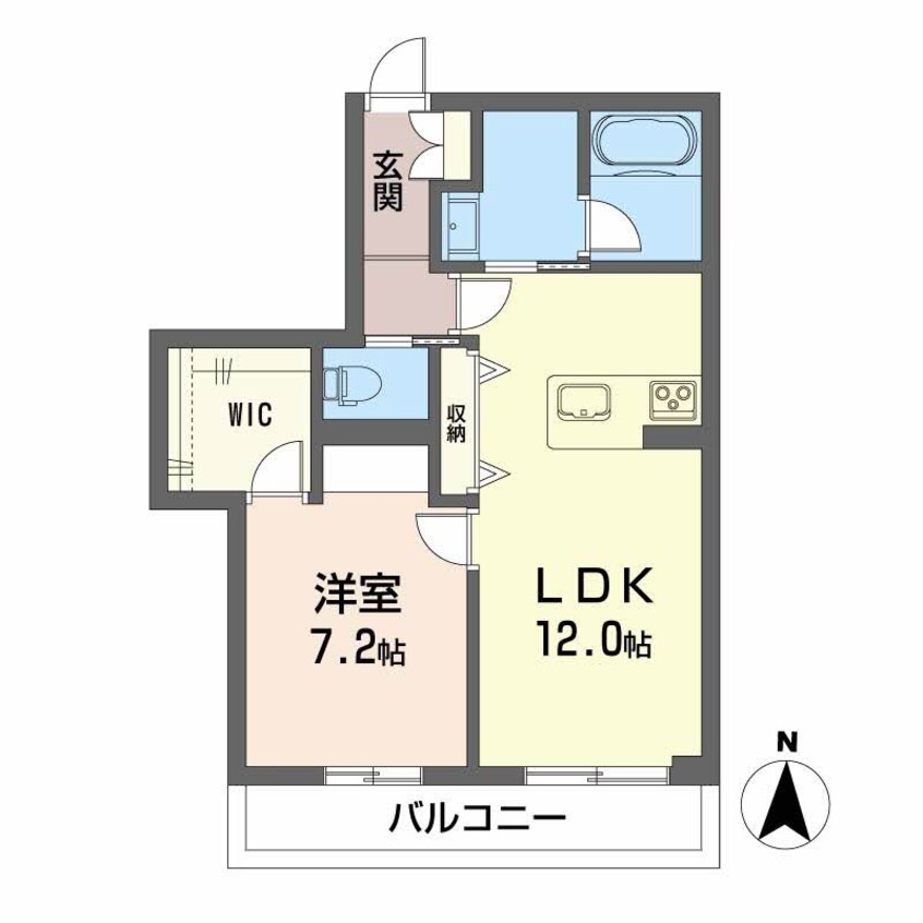 間取図 シャーメゾン　セルディーナ