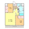 サンブロードHABU・ 2LDKの間取り
