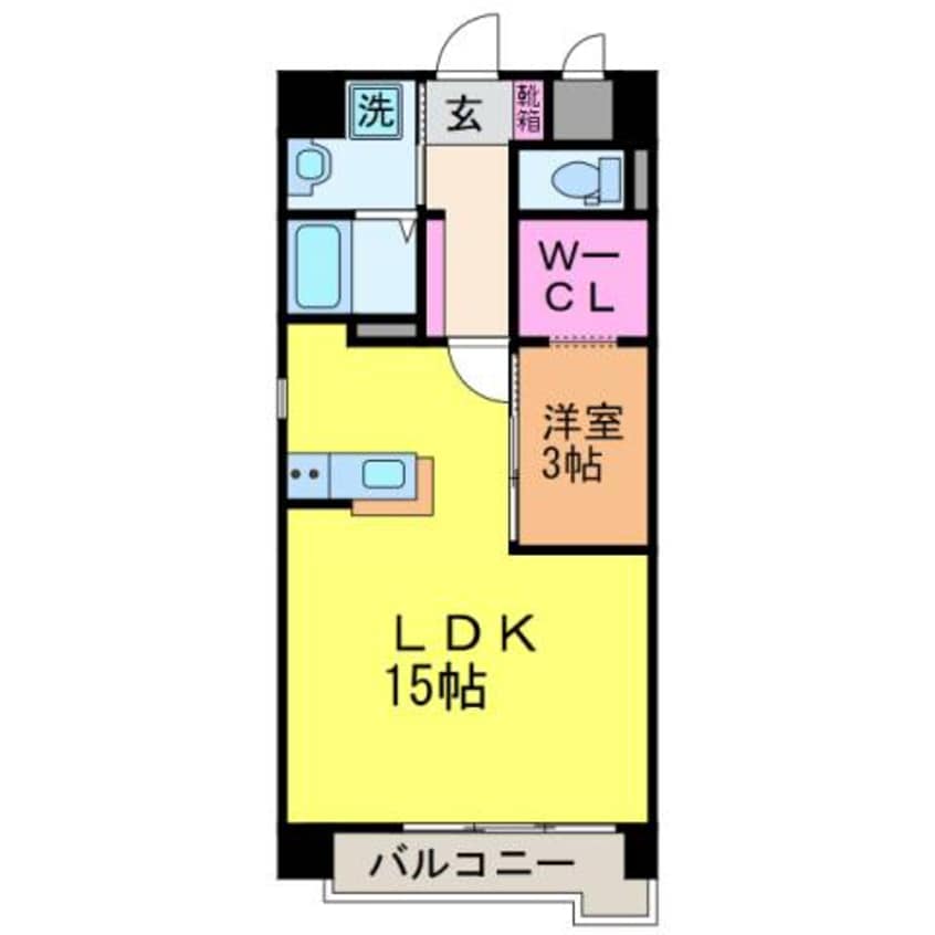 間取図 ヴィゴーレ道後