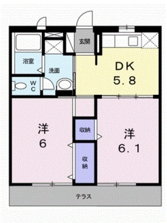 間取図 エルディム小栗