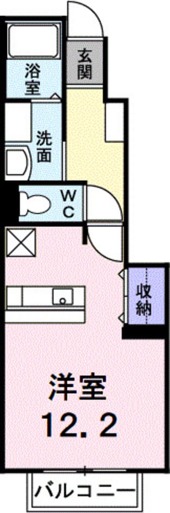 間取図 ボヌール・Ｋ　Ｂ