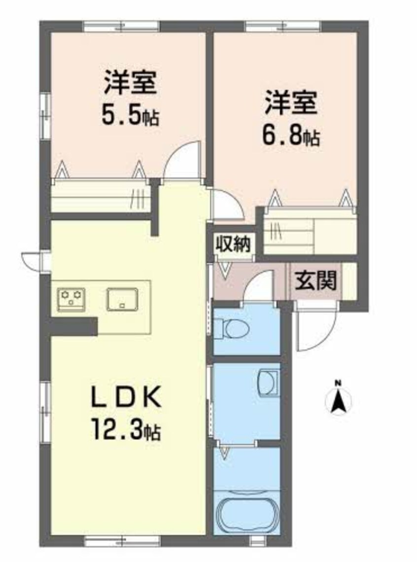 間取図 リッツハウス土居田