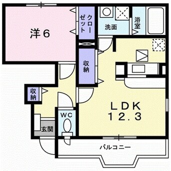 間取図 ウィッシュⅢ