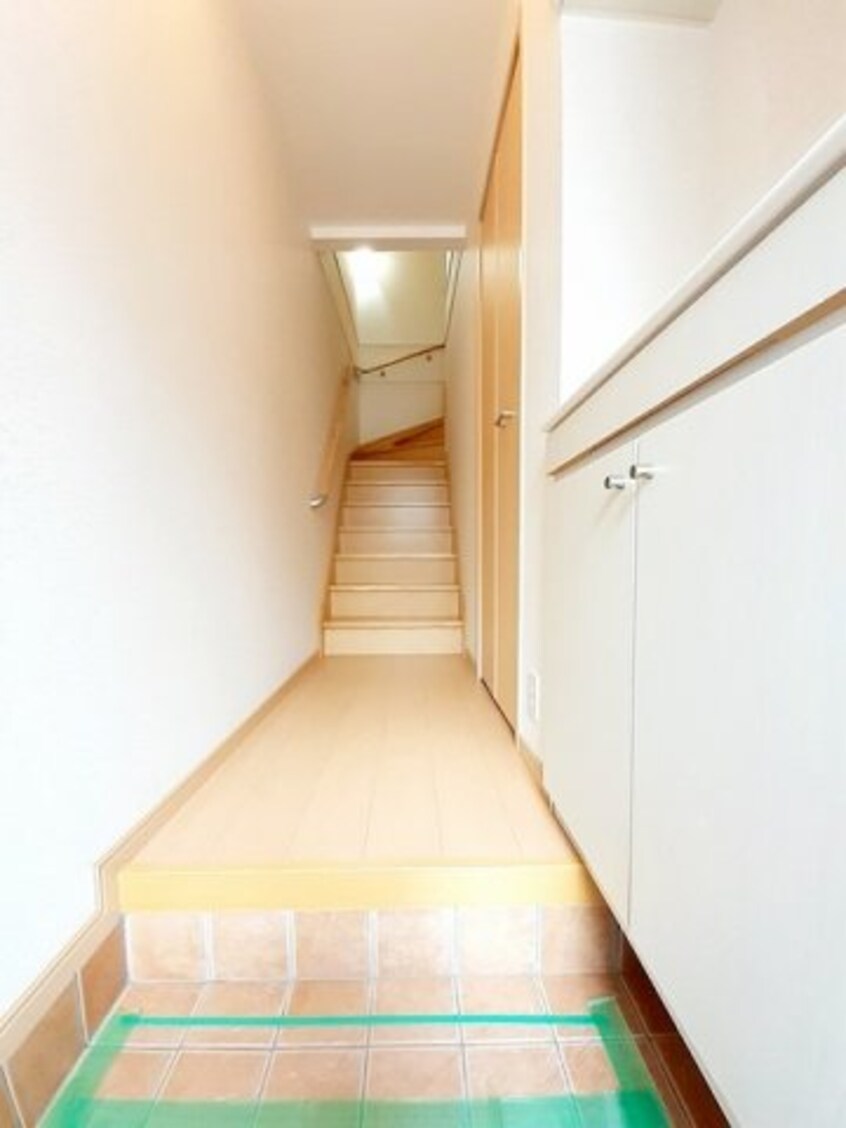 毎日通る玄関はこちらです トレスタージュ　Ｂ