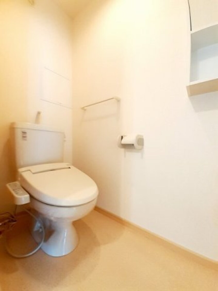 トイレもきれいです トレスタージュ　Ｂ