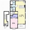 ウインド・ヒルⅠ 1LDKの間取り