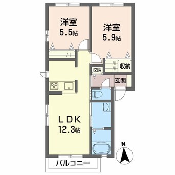 間取図 シャーメゾンmf