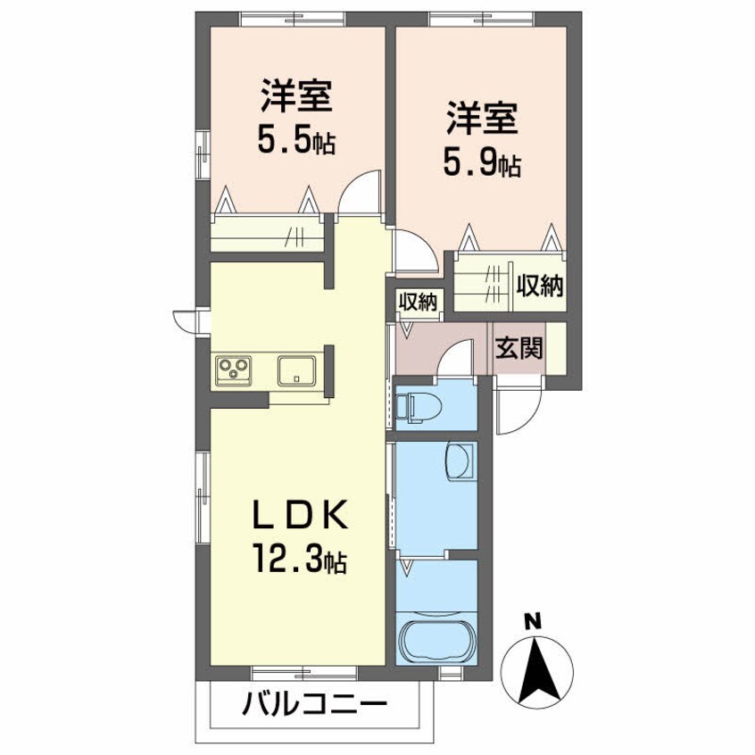 間取図 シャーメゾンmf