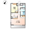 パシフィックヒルズ本郷 1LDKの間取り
