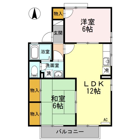 間取り図 セジュール一色