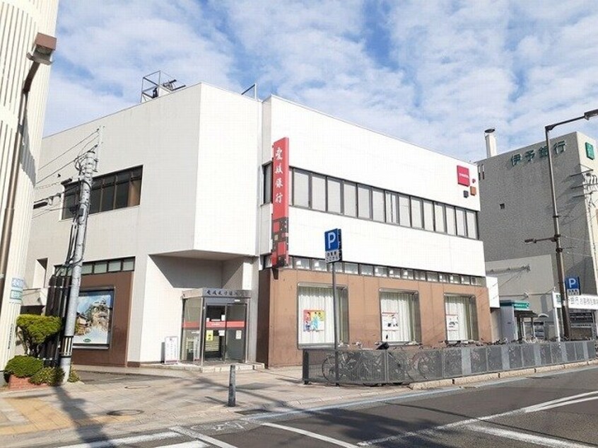 愛媛銀行道後支店様まで280m フェリス　道後