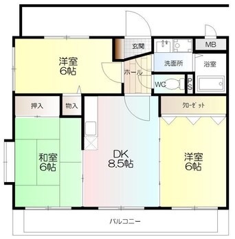 間取図 ユーミーＦⅡ