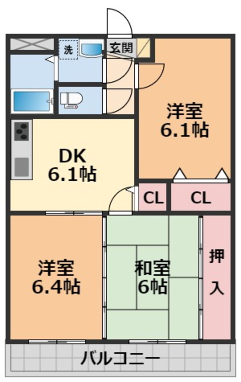 間取図 ユーミーＭⅡ