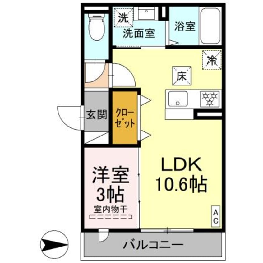 間取図 ロワールM