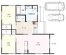 セルダム北斎院 2LDKの間取り