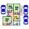 吉藤3丁目藤村一戸建 3DKの間取り