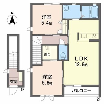 間取図 シャーメゾン北黒田　Ｃ棟