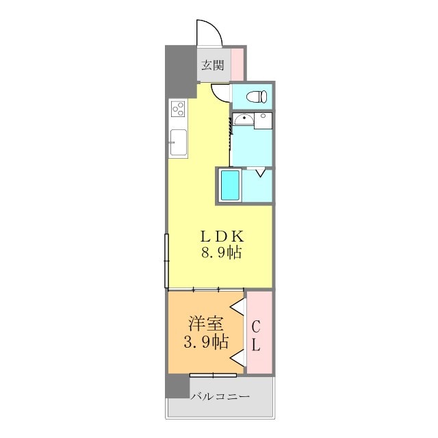 間取り図 ＭＡＹＦＡＩＲ　ＫＩＹＯＭＡＣＨＩ　ＰＲＥＭＩＵＭ