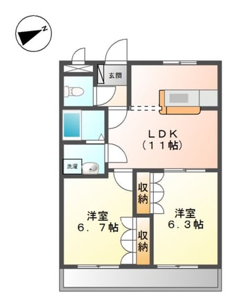 間取図 パークサイドＹ