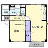 メゾン光峰Ａ棟 1LDKの間取り