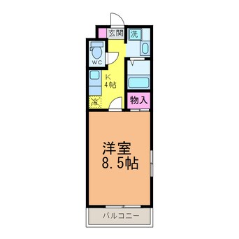 間取図 クレディハイツ