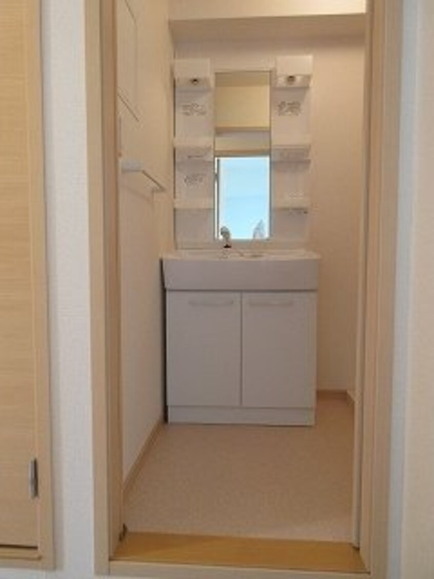 スペースが確保できる洗面所です ブリーゼ