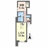 シャーメゾンクオリスタ 1LDKの間取り