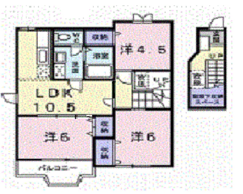 間取図 クレメント余戸Ｂ