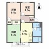 コーポオレンジ 3DKの間取り