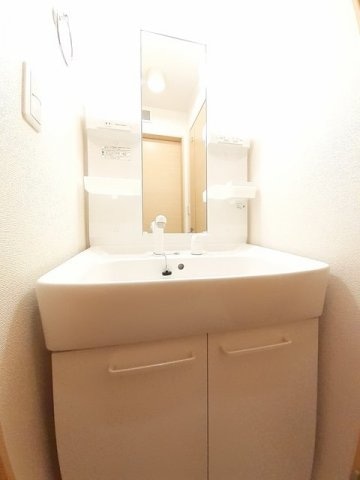 スペースが確保できる洗面所です パークサイド椿