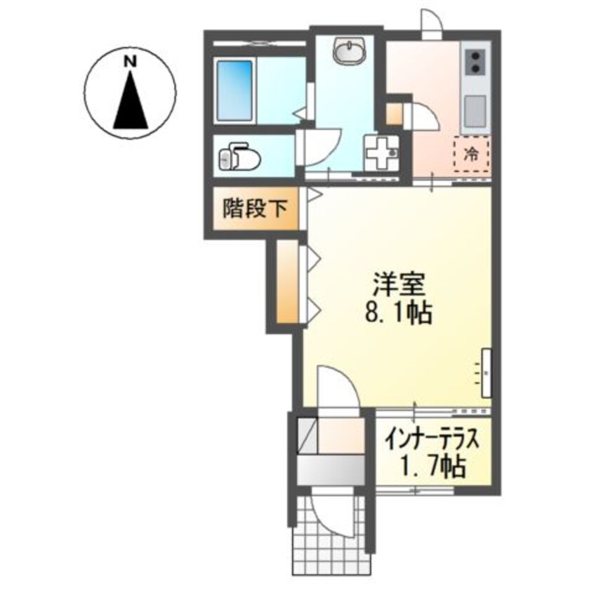 間取図 シャイン・ウェスト