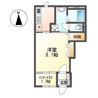 間取図 シャイン・ウェスト