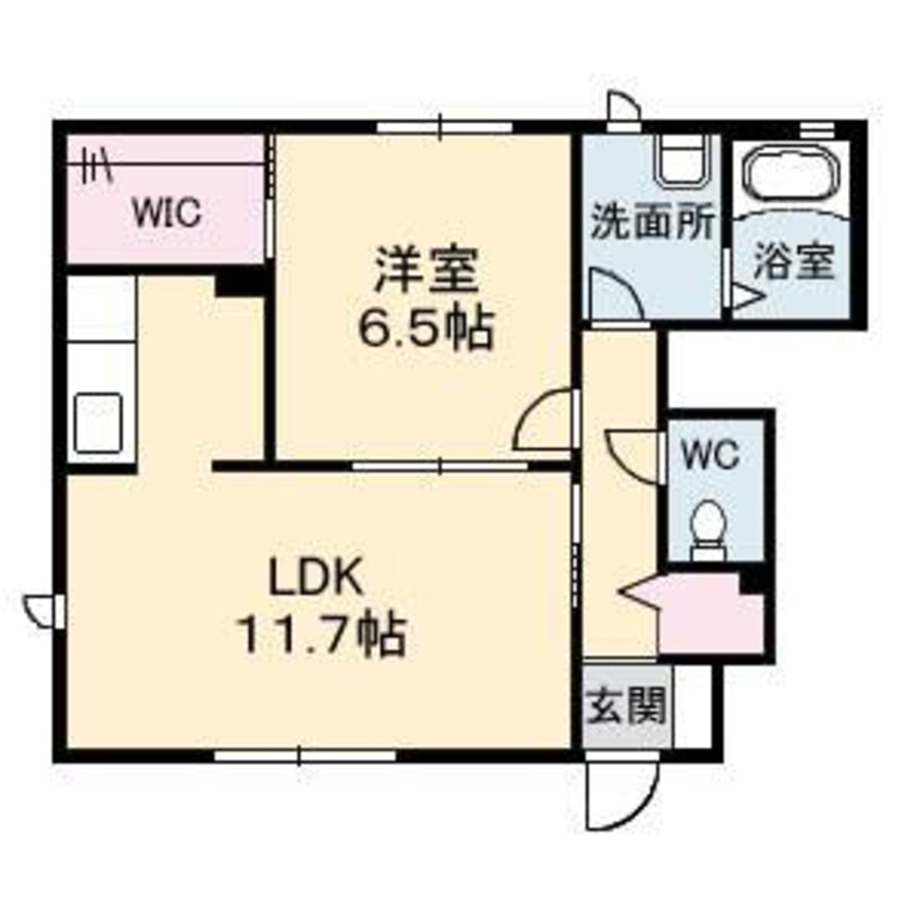 間取図 ディアス竹原