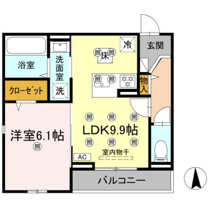 間取図 グレイス北持田