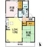サン・フォーレ　A棟・B棟 2LDKの間取り