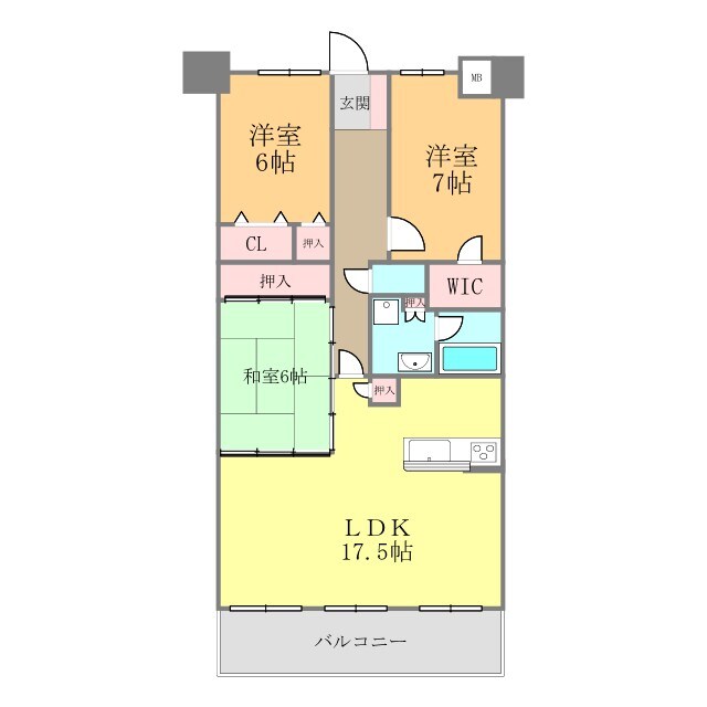 間取り図 アルファステイツ宮西2