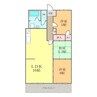 空港中央ビル 3LDKの間取り