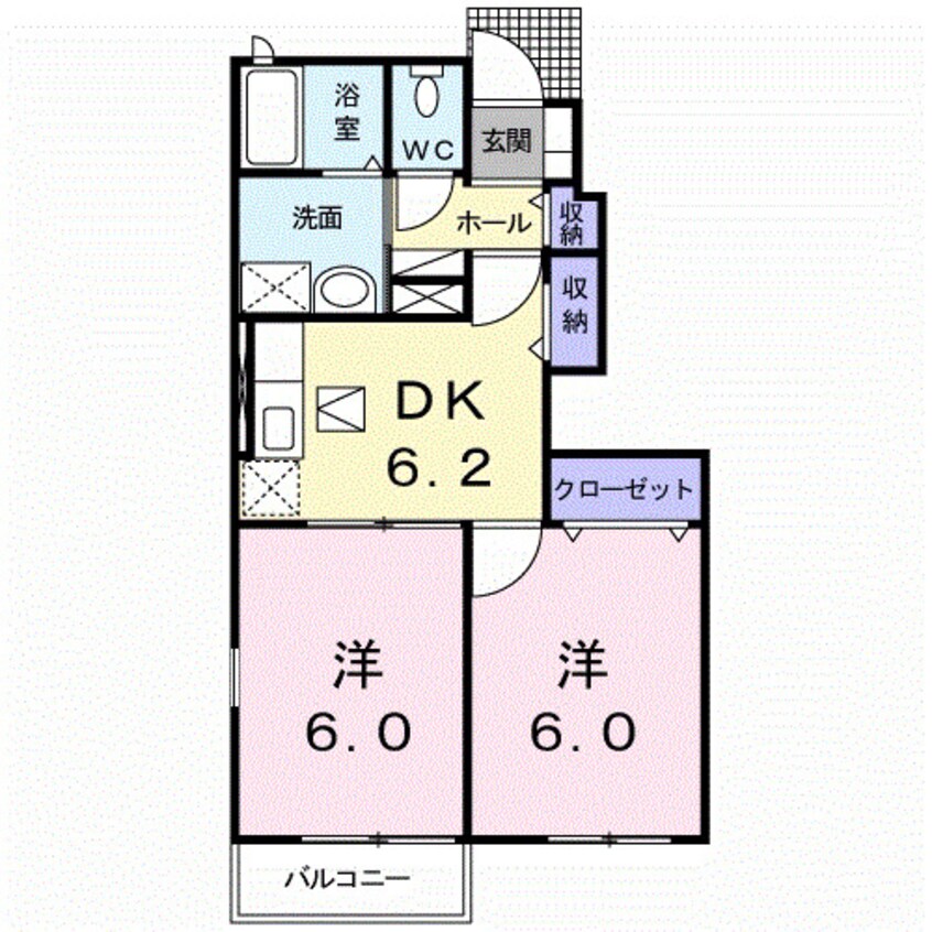 間取図 Ｆａｖｏｒ筒井