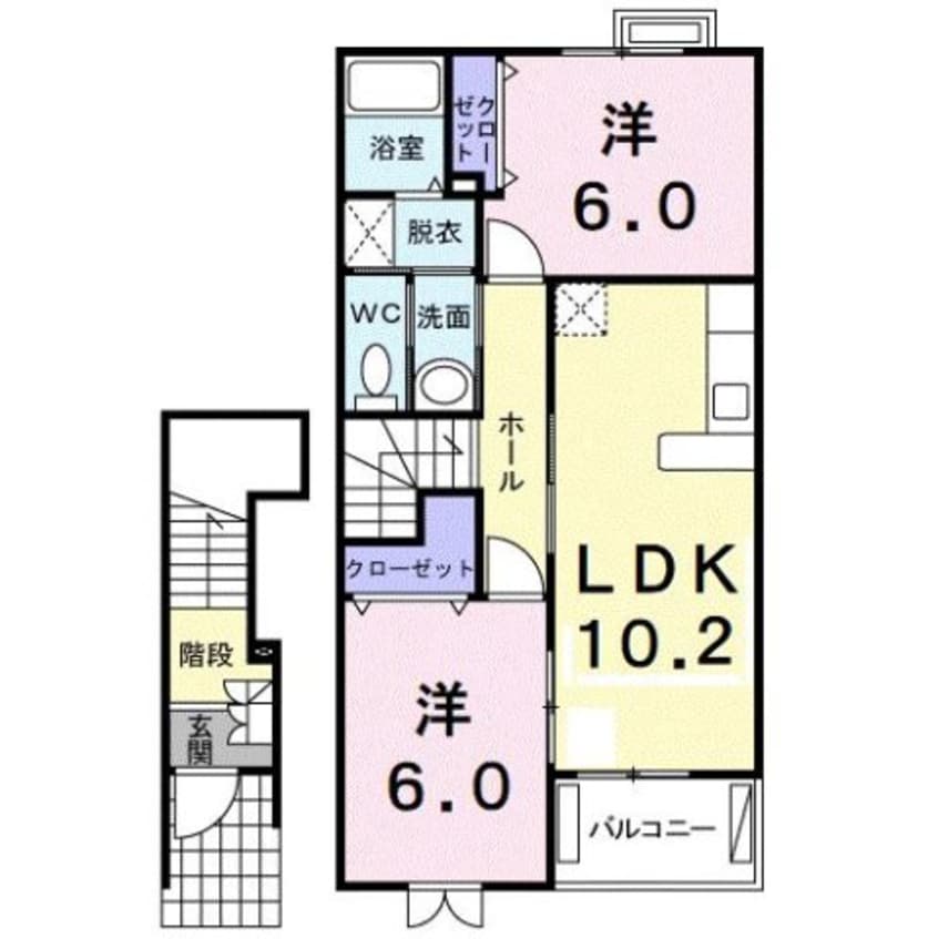 間取図 カーサ・セレノ　Ｎ