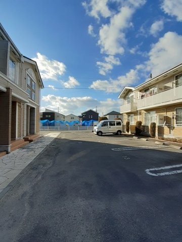 駐車場に車を止められます チェリッシュⅠ