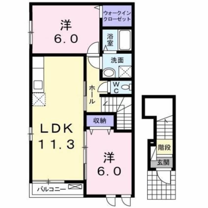 間取図 プリムローズ桜
